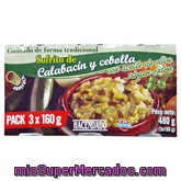 Sofrito Calabacin Cebolla Conserva, Hacendado, Bote 3 X 160 G - 480 G