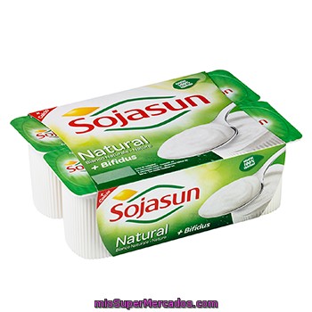 Sojasun Especialidad Fresca De Soja Con Bífidus Natural Pack 6 Envase 100 G