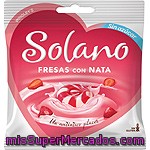 Solano Caramelos De Fresa-nata Sin Azúcar 30 Unidades Bolsa 90 G