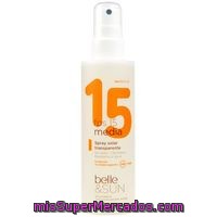 Solar Transparente Fp15 Belle&sun, Spray 200 Ml