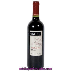 Soleill De Flix Vino Tinto Do Penedes Botella 75 Cl