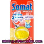 Somat Ambientador Lavavajillas Deo-perls Perfume Limón Para 60 Lavados Envase 1 Unidad