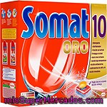 Somat Detergente Lavavajillas Multi Perfect 10 Oro Caja 18 Pastillas