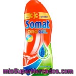 Somat Detergente Lavavajillas Oro Gel Anti-grasa Botella 33 Dosis