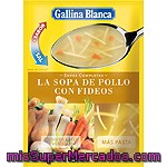 Sopa Completa De Ave Con Fideos Gallina Blanca, Sobre 104 G