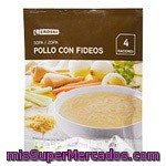 Sopa De Pollo Con Fideos Eroski, Sobre 80 G