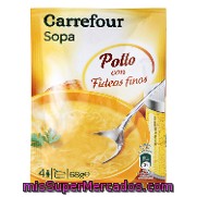 Sopa Pollo Con Fideos Finos Carrefour 68 G.