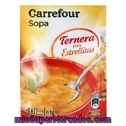 Sopa Ternera Con Estrellitas Carrefour 61 G.