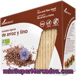 Soria Natural Tostadas Ligeras De Arroz Y Lino Ecológicas Paquete 100 G