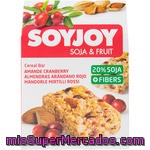 Soyjoy Soja & Fruit Barrita Snack De Soja Y Fruta Sabor Almendras Y Arándano Rojo 6 Unidades Caja 138 G