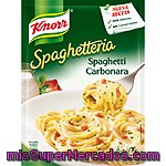 Spaghetti (pasta Alimenticia) Con Salsa Carbonara Knorr 145 Gramos