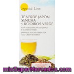 Special Line Infusión Antioxidante De Té Verde Japón Sencha Y Rooibos Verde Estuche 25 Bolsitas
