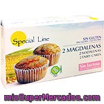 Special Line Magdalenas Sin Gluten Y Sin Lactosa 2 Unidades Envase 70 G