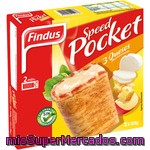 Speed Pocket 3 Quesos Findus, Caja 250 G