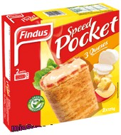 Speed Pocket 3 Quesos Findus Pack 2x125 G.