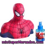 Spiderman Colonia Fresca Natural Infantil Spray 100 Ml + Fihura 3d Hucha