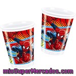 Spiderman Vaso Decorado 20 Cl Paquete 8 Unidades