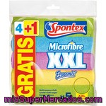 Spontex Bayeta Microfibre Economic Multiusos Difrentes Colores Xxl 38x40 Cm Paquete 4 Unidades