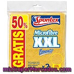 Spontex Bayeta Microfibre Economic Multiusos Doferentes Colores 38x40 Cm Paquete 1 Unidad + 1 Gratis