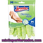 Spontex Guantes Dermo Style Maxi Confort Talla Mediana Paquete 2 Unidades