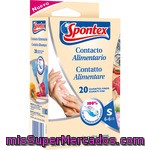 Spontex Guantes Finos Alimentarios Talla S Paquete 20 Unidades