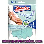 Spontex Guantes Segunda Piel Con Extracto De Té Blanco Antioxidante Talla Pequeña Paquete 2 Unidades