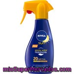 Spray Solar Hidratante Protección Media Fp 20 Nivea Sun 300 Mililitros