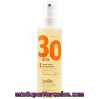 Spray Solar Transparente Fp30 Belle&sun, Spray 200 Ml