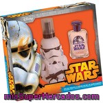 Star Wars Eau De Toilette Infantil Spray 50 Ml + Figura 3d Gel & Champú