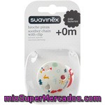 Suavinex Broche Para Chupetes Con Pinza Redondo Diseños Surtidos Caja 1 Unidad