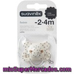 Suavinex Chupete Fusion Con Tetina Anatómica De Latex De -2 A 4 Meses Diseños Surtidos Caja 1 Unidad