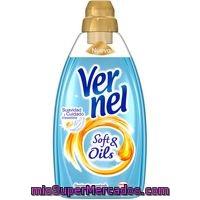Suavizante Conc. Vernel Soft&oils Azul, Botella 1.500 Ml
