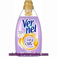 Suavizante Conc. Vernel Soft&oils Violeta, Botella 1.500 Ml