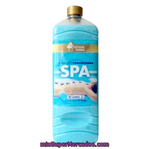 Suavizante Ropa Concentrado Spa  (larga Duracion), Bosque Verde, Botella 2 L