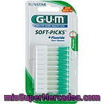 Sunstar Gum Soft Picks Cepillos Interdentales Regulares Con Fluoruro Blister 80 Unidades