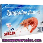 Surcar Langostino Austral 20-30 Piezas Estuche 800 G Neto Escurrido