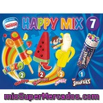 Surtido De Helados Compuesto Por 2 Pirulo Happy, 2 Watermelon, 2 Jungly Y 1 Push Up Smarties Nestlé 461 Mililitros