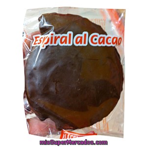 Surtido Granel Espiral Chocolate, Hacendado, 1 U(peso Aproximado De La Unidad 60 Gr)