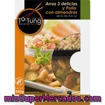 Ta-tung Menú Arroz Tres Delicias Y Pollo Con Almendras Envase 350 G