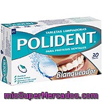 Tabletas Blanqueadoras Para Prótesis Dentales Polident 30 Unidades