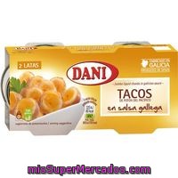 Tacos Del Potón Del Pacífico En Salsa Gallega Dani, Pack 2x78 G