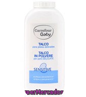 Talco Para Pieles Delicadas Carrefour Baby 250 G.