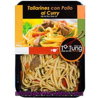 Tallarines Con Pollo Al Curry Tatung, Bandeja 300 G