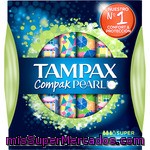 Tampax Compak Pearl Super Tampón Caja 18 Uds