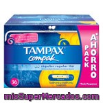 Tampax Tampón Compak Regular 36u