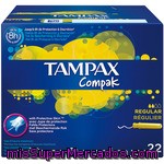Tampax Tampones Compak Regular Caja 22 Unidades