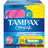 Tampax Tampones Compak Super Paquete 20 Ud