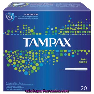 Tampax Tampones Super Paquete 20 Ud