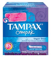 Tampón Compak Lites Tampax 20 Ud.