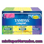 Tampón Compak Multipack (8 Super + 16 Regular + 8 Lites) Tampax 32 Ud.